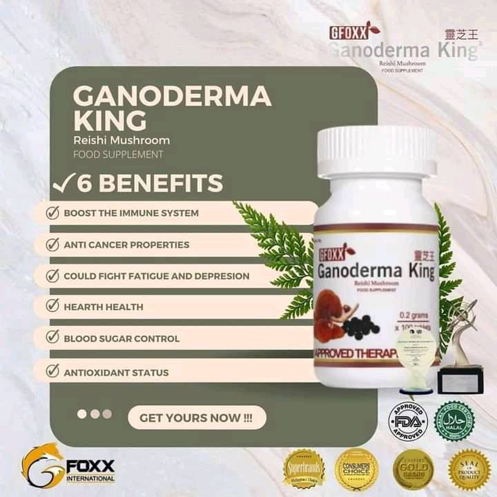 GFoxx Ganoderma King 100 Tablets