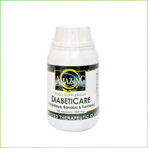 Amazing Diabeticare Food Supplement for Diabetes 500mg 100 Capsules