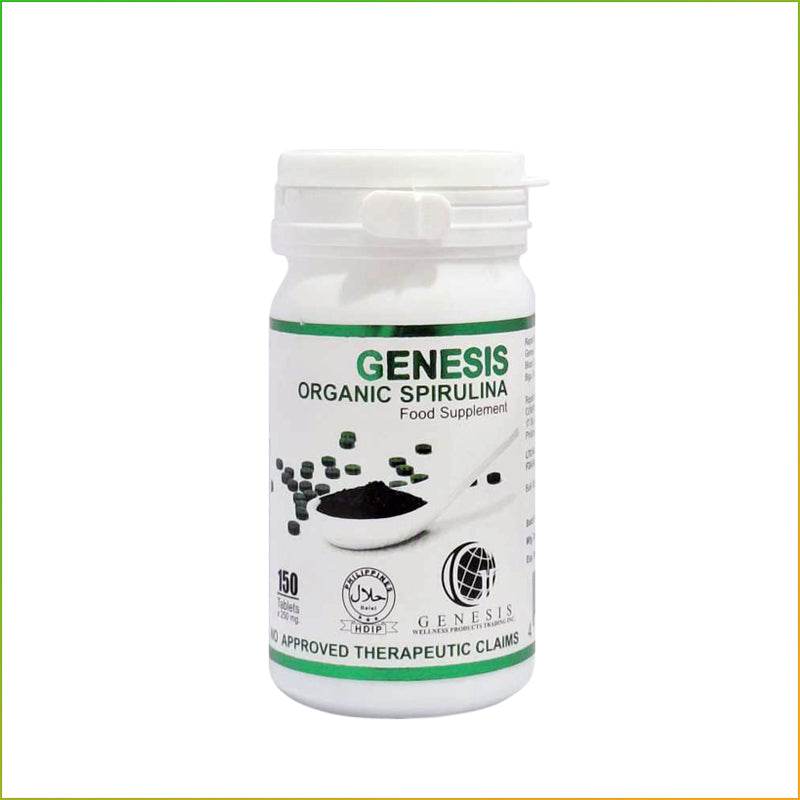 Genesis Organic Spirulina 150 Tablets