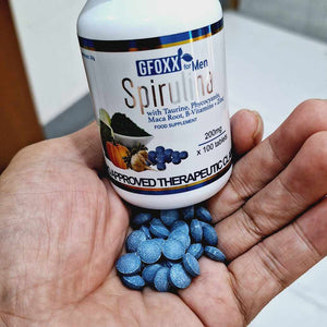 GFoxx Spirulina for Men Blue Tablets for Prostate Problems
