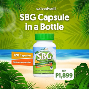SBG Salveo Barley Grass Capsule in Bottle 120 Capsules