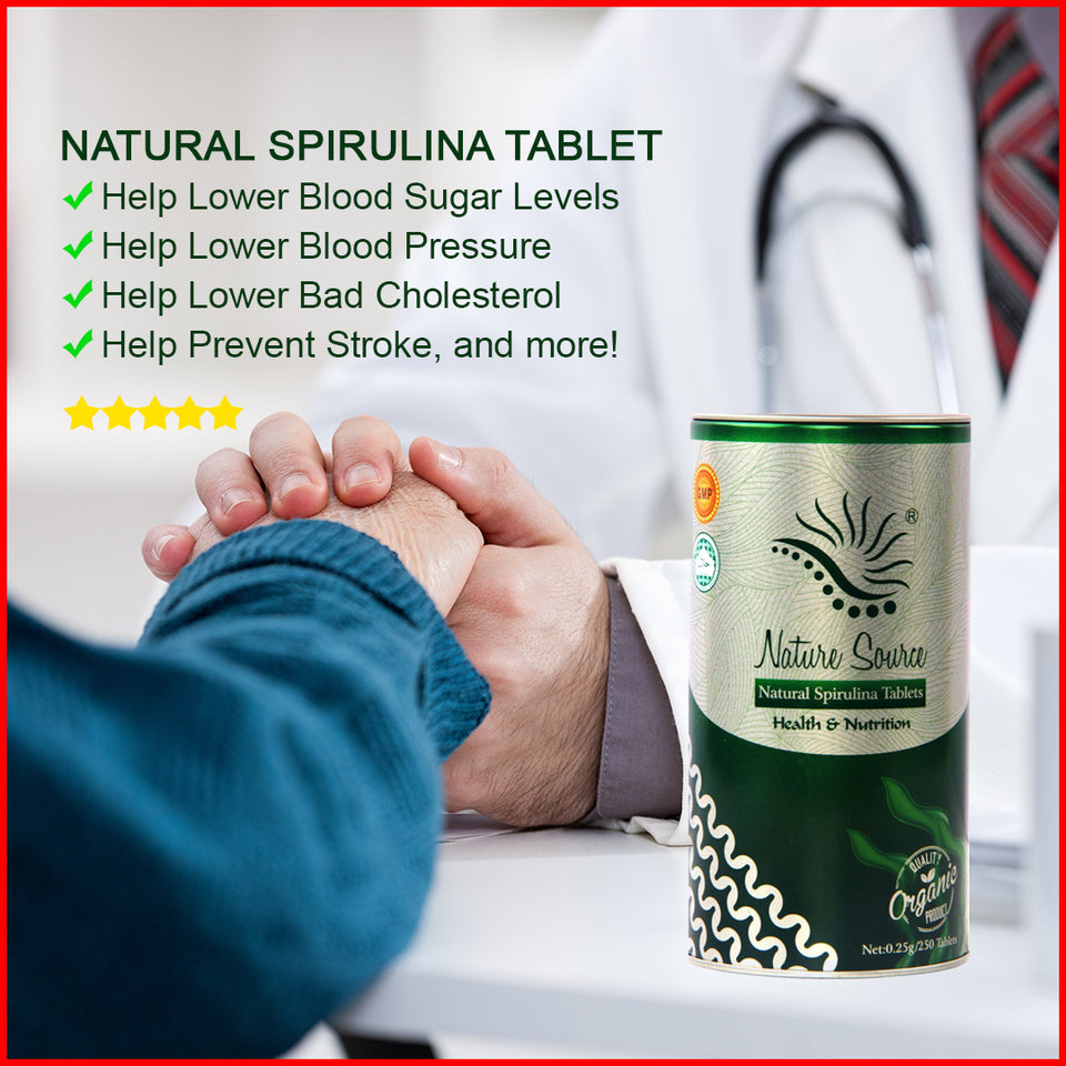 Natural Spirulina 250 Tablets - 40% OFF!